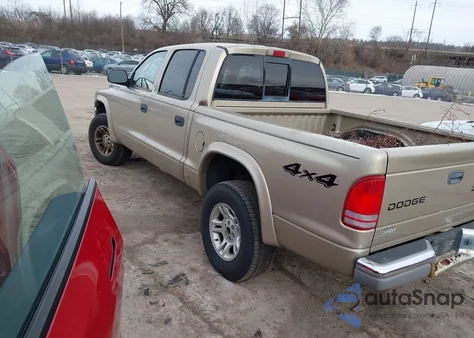 2004 Dodge Dakota Slt z USA, uszkodzony, nr VIN 1D7HG48N24S504796